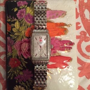 Michele Diamond Deco Watch