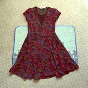 UO KIMCHI BLUE floral dress