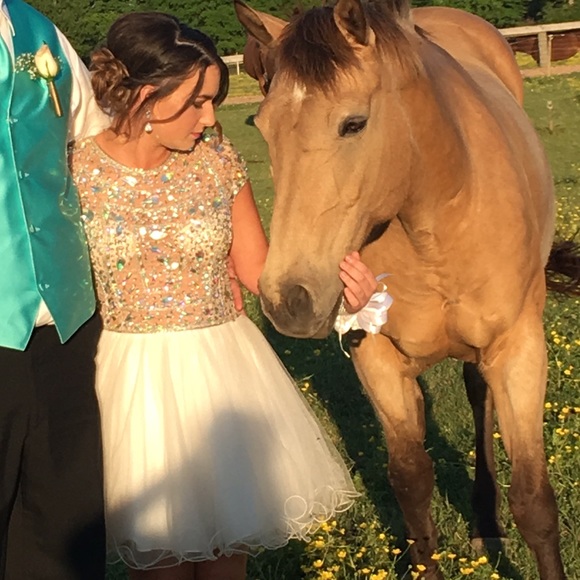 Super blingy prom or appearance dress