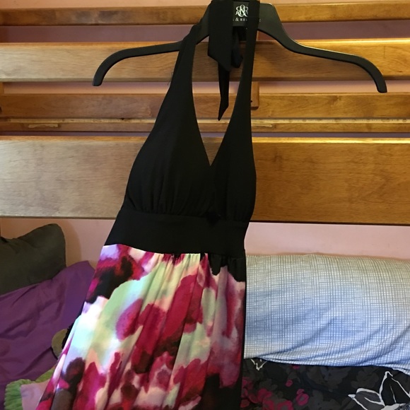Halter maxi dress