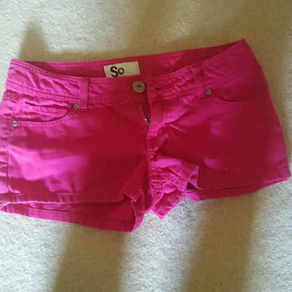 Pink shorts