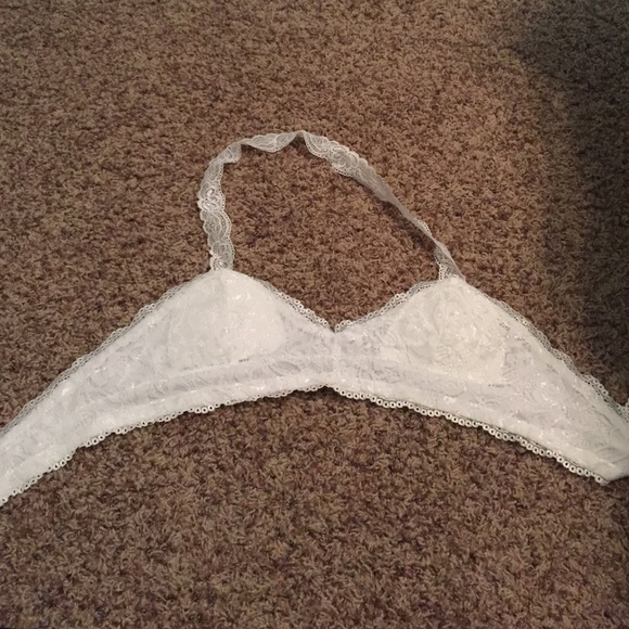 White bralette