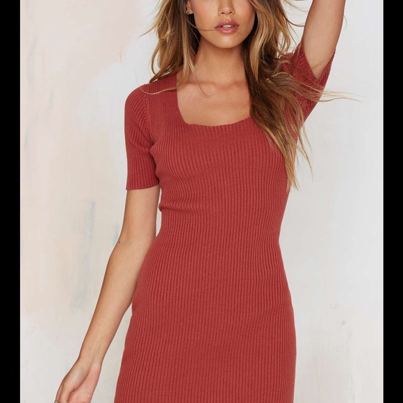 🍾Super SALE🍾 Glamorous Ribbed Sweater Dress - Picture 3 of 4