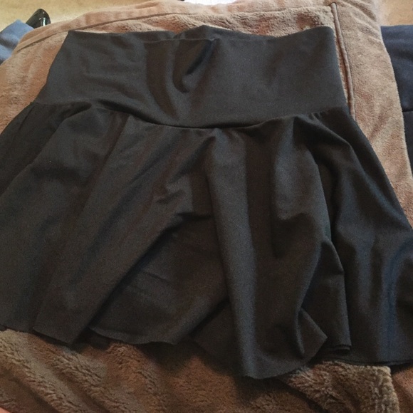Tiny black skirt