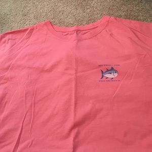Southern Tide Signature Logo Coral T-Shirt.