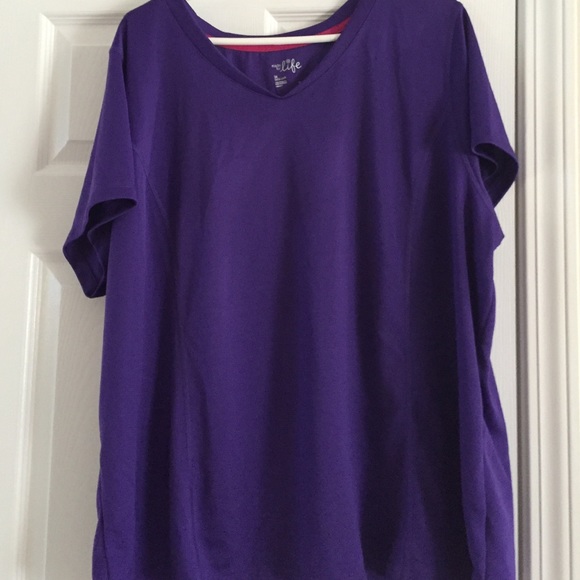 Purple quick dry shirt--never worn