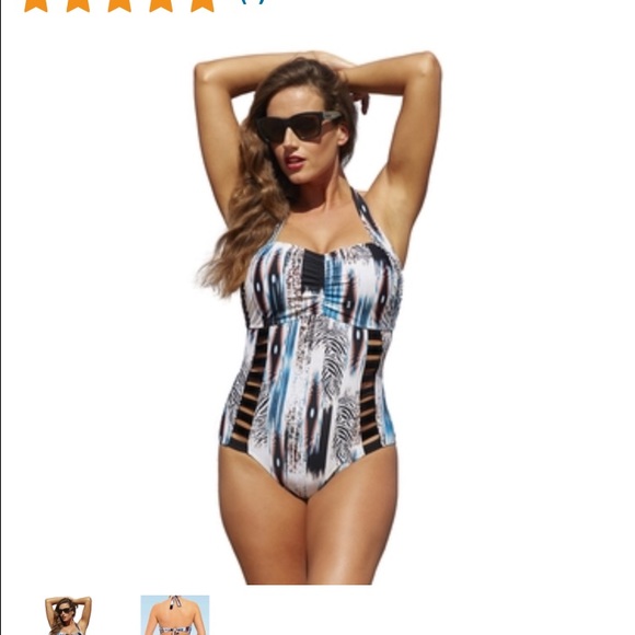 Plus size tropiculture one piece bathing size 18