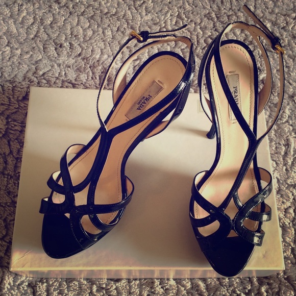 Prada platform high heels