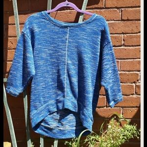 Bay blue sweater top