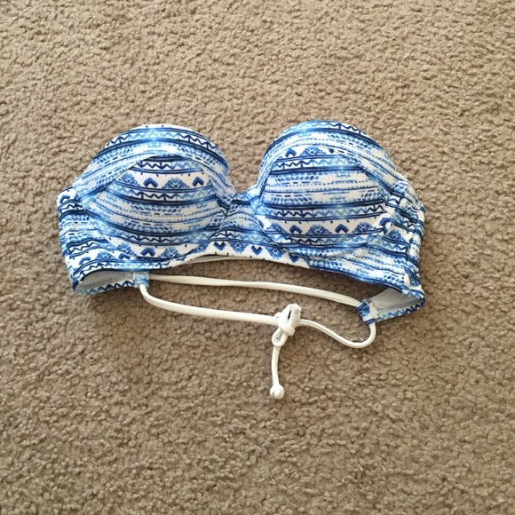 push up strapless bikini