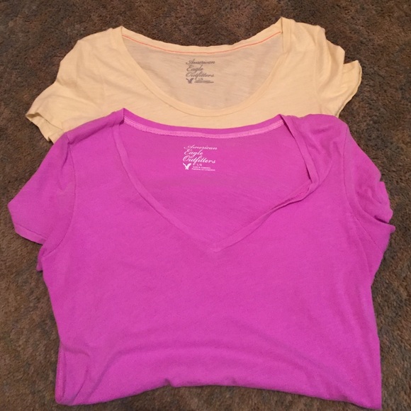 Two American eagle tshirts