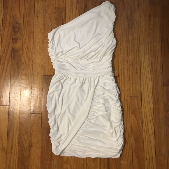 Nordstrom BP white one shoulder dress - bodycon