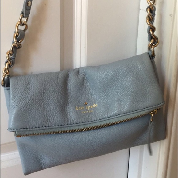 Baby Blue Kate Spade Satchel / cross body - Picture 1 of 4