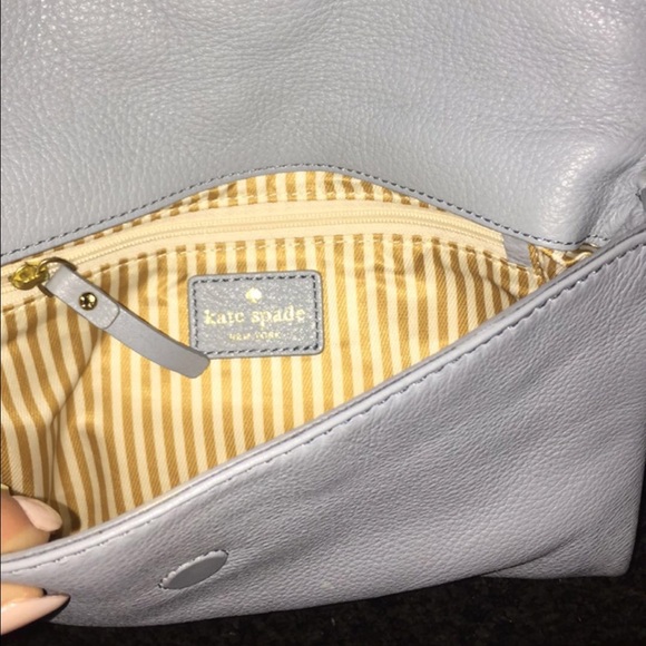Baby Blue Kate Spade Satchel / cross body - Picture 3 of 4
