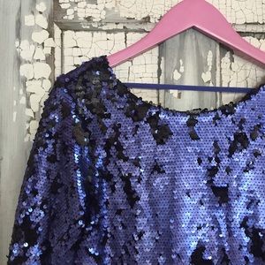 MINKPINK Dresses - MinkPink Blue & Black Sequin Dress MINKPINK Dresses - MinkPink Blue & Black Sequin Dress