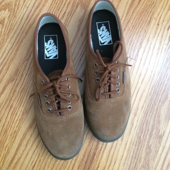 Vans Shoes - Perfect condition brown suede vans.