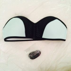 Mink/Black VS PINK Bikini Top