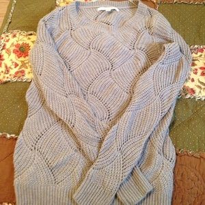 Gray Lauren Conrad knit sweater size small