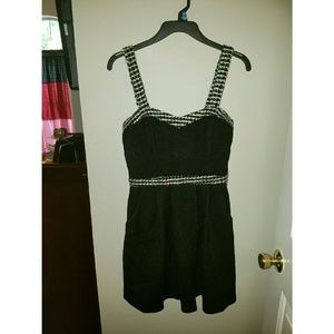 SWEETHEART LBD WITH PLAID DETAIL