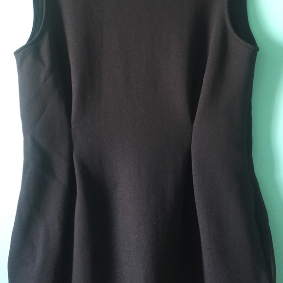 Jil Sander Black Sleeveless Scuba Dress - Picture 3 of 4