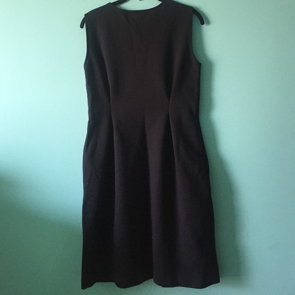 Jil Sander Black Sleeveless Scuba Dress - Picture 4 of 4