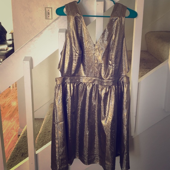 Golden dress