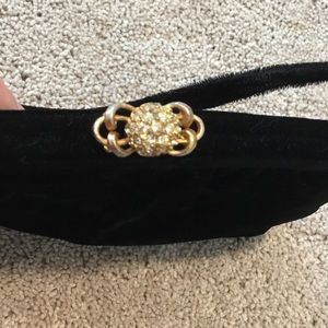 Bags - Vintage black velvet evening bag Bags - Vintage black velvet evening bag