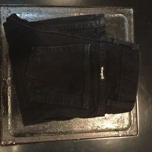 Boys black wrangler jeans