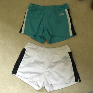 Set of 2 north face shorts