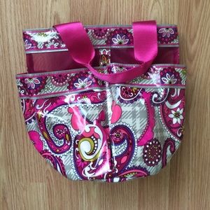 Vera Bradley Plaid meets Paisley shower caddy