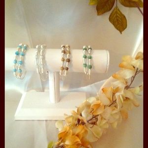 Cute beaded cuff bracelets!!