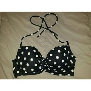 FINAL SALE Victoria Secret polkadot bikini top