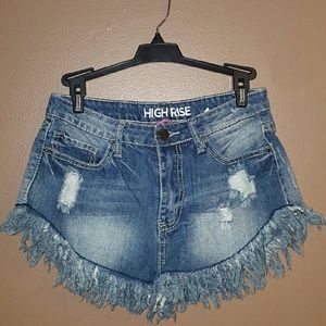 High waisted shorts