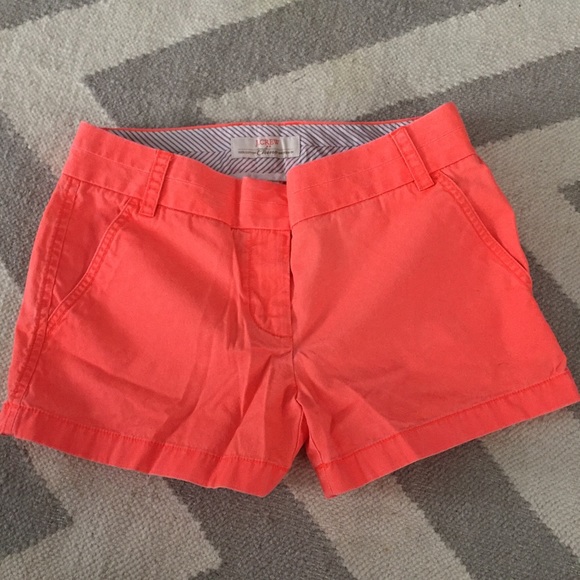 J.Crew Factory Tangerine Orange Shorts Size 2