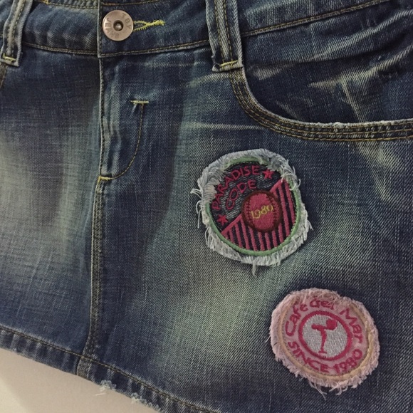 Cafe Del Mar Jean Skirt - Picture 3 of 4