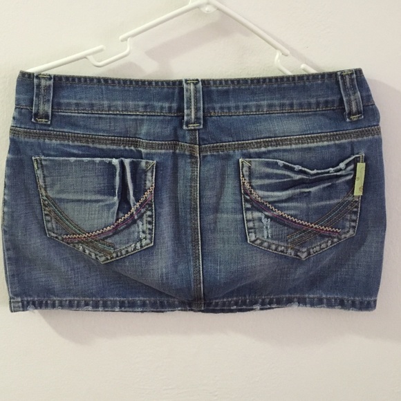 Cafe Del Mar Jean Skirt - Picture 4 of 4