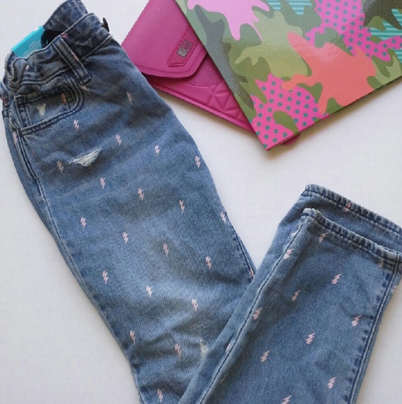 Girl's GAP lightning bolt jeans size-10R