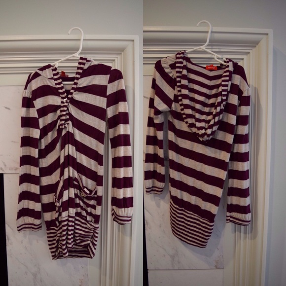 Marion and white striped dress!