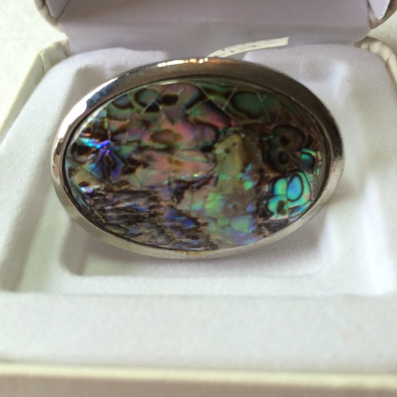 Beautiful Abalone Ring - Adjustable - Picture 3 of 4