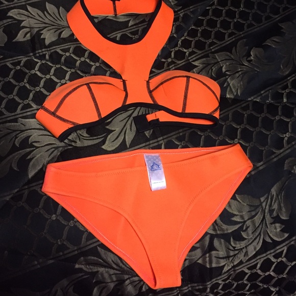 Neon swimsuit, new without tags