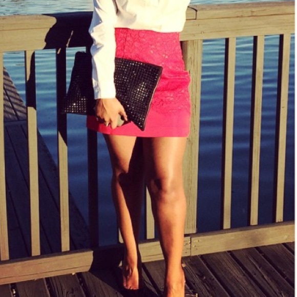 H&m premium lace skirt