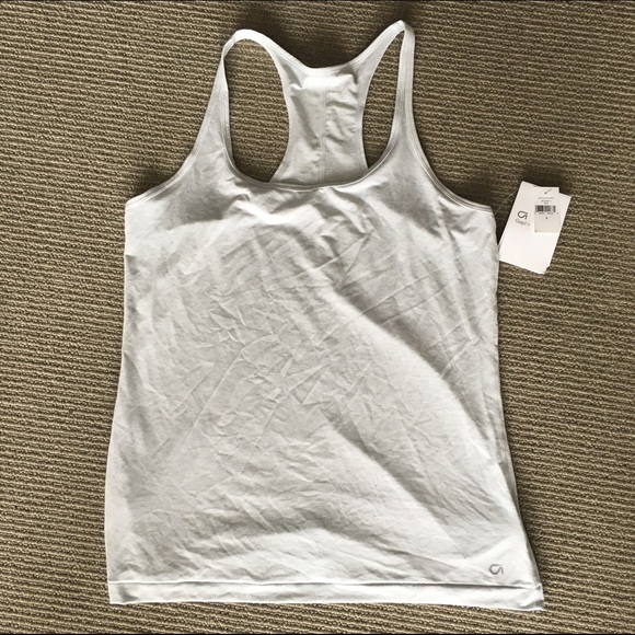 NWT GapFit Tank Top Sz L in Heather Sky Blue - Picture 1 of 3