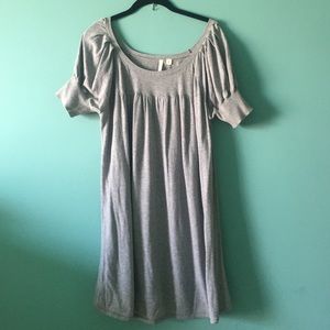 Frenchi Grey 100% Cotton Sweater Dress