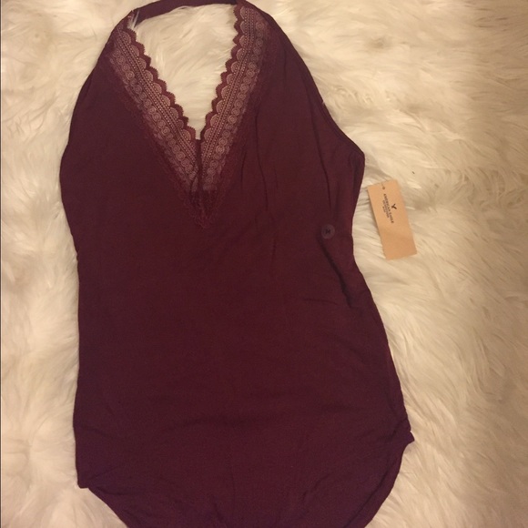 ‼️SOLD AMERICAN EAGLE HALTER BODY SUIT‼️ - Picture 4 of 4