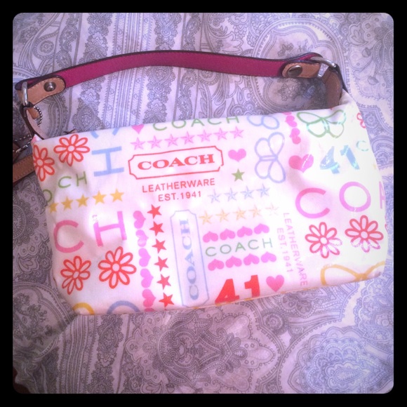 Coach Leather Baguette Bag