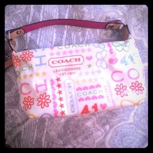 Coach Leather Baguette Bag