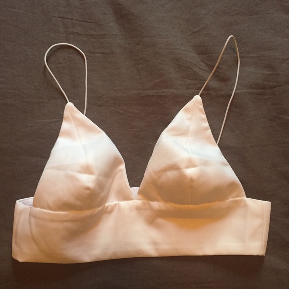 Tobi White Bralette Top Size S