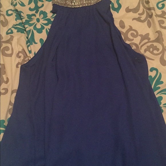 Short Royal blue dress - Picture 1 of 1