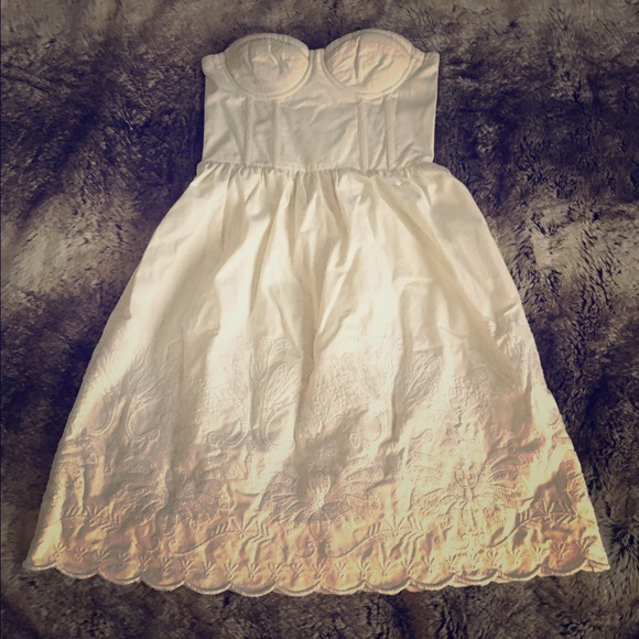 New H&M Conscious Collection Ivory Dress