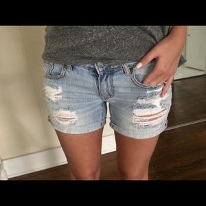 American Eagle Distressed Shorts